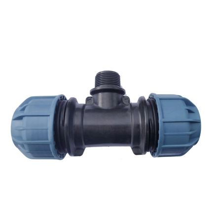 Trójnik PE 25-1/2''GZ AL
